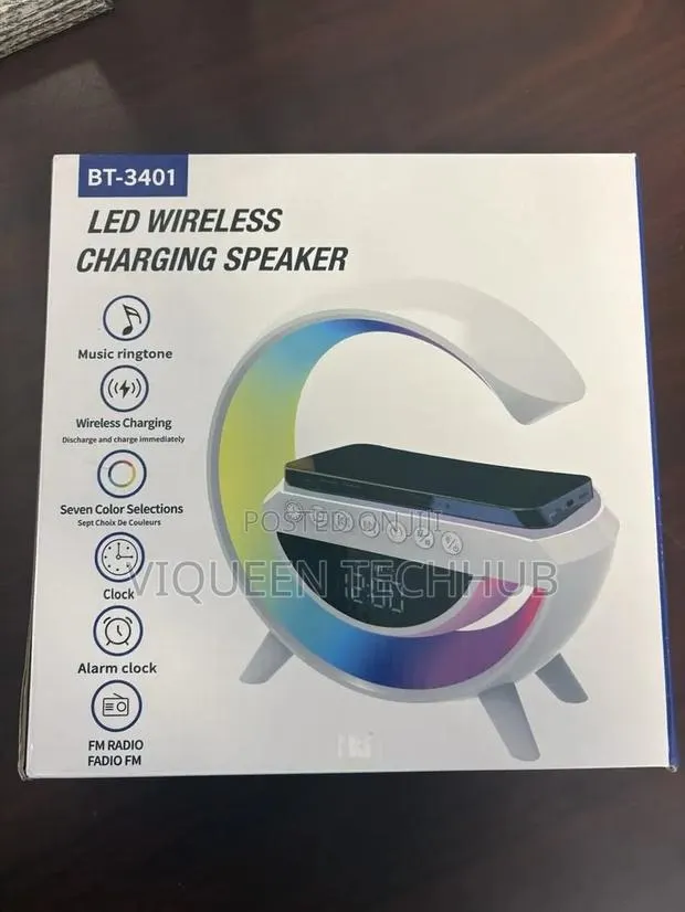 Bt-3401 Led Wireless Charging Speaker · Photo 1
