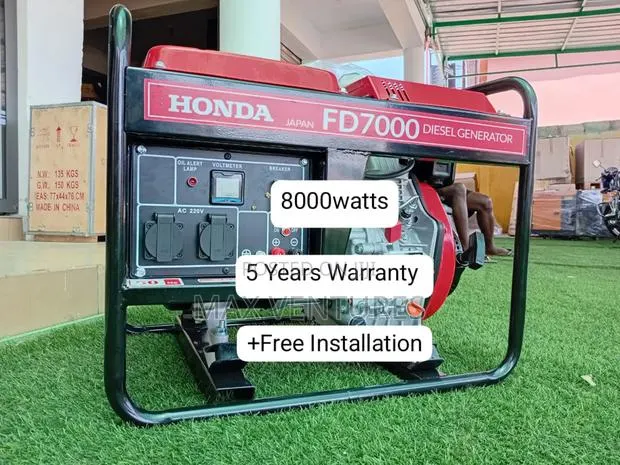 7000watts Diesel Honda Generator Reliable Power Supply · Photo 1