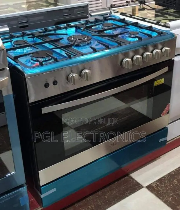 Lg 90x60 Cm, 5 Burners, Closed Door Gas Cooker Rotisserie Grill · Photo 1