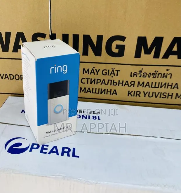 Affordable Ring Video Doorbell(Black/White). · Photo 1