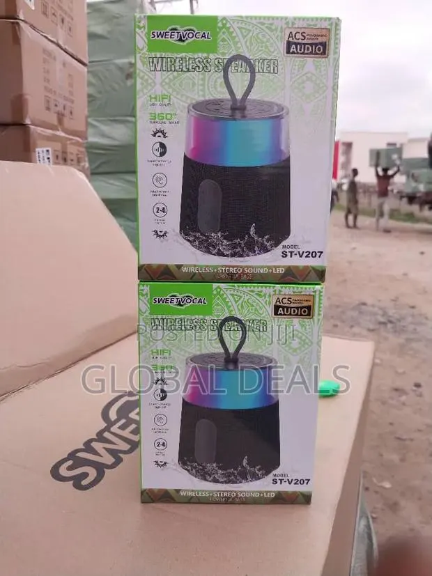 SWEET VOCAL ST-V207 Wireless Speaker - 360° Stereo Sound LED Light · Photo 1