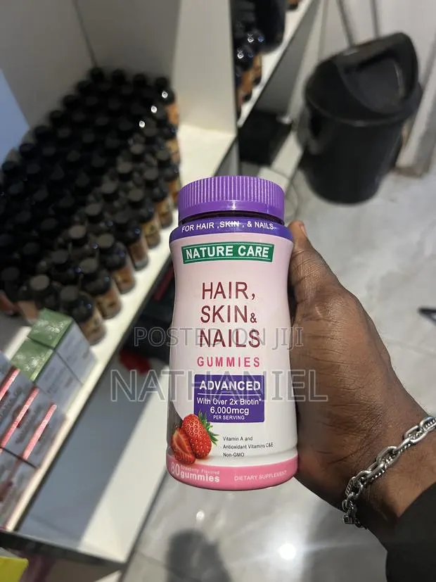 Nature Care Hair, Skin & Nails Gummies Advanced, 80 Count · Photo 1