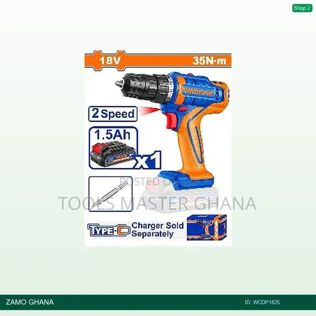 Cordless Drill - Wcdp1825 · Photo 1