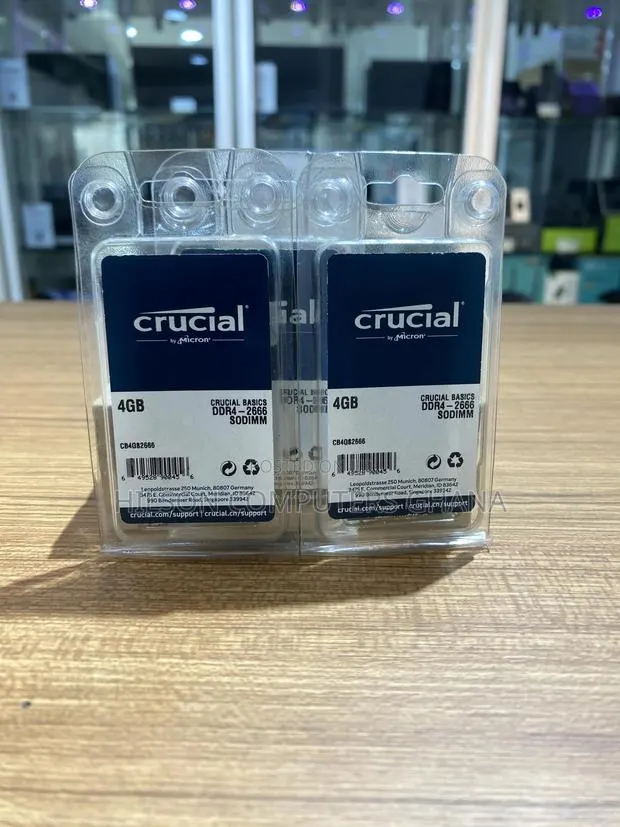 Crucial 4gb Ddr4 2400 Mt/S Sodimm 260-Pin Memory – Ct8g4sfs824a · Photo 1