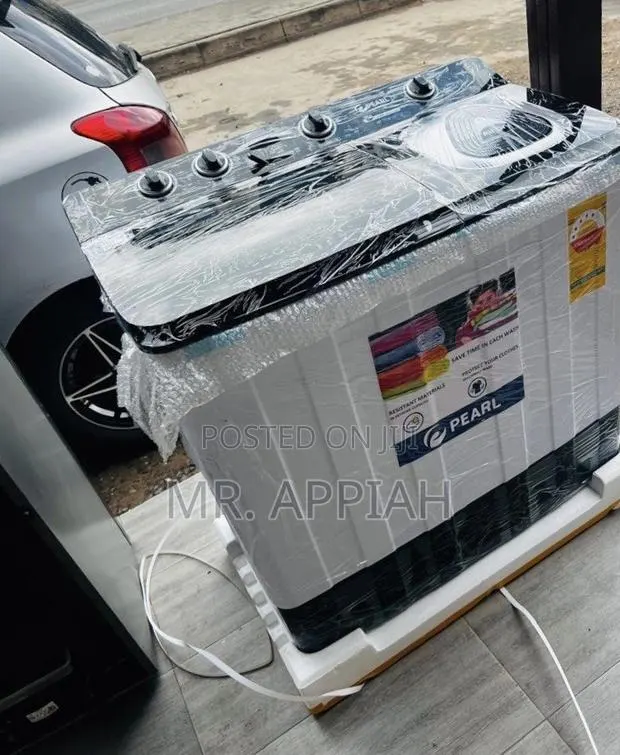 Extremely Durable Pearl 12kg Spin Dry Washing Machine(White)Top Load · Photo 1