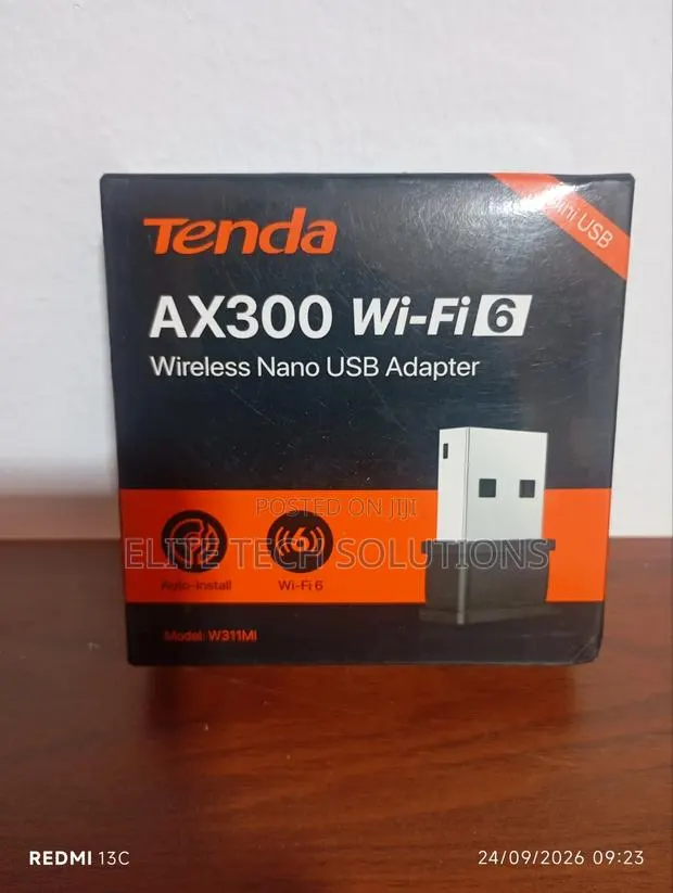 Tenda USB Wireless Adapter Ax300 Wi-Fi 6 · Photo 1
