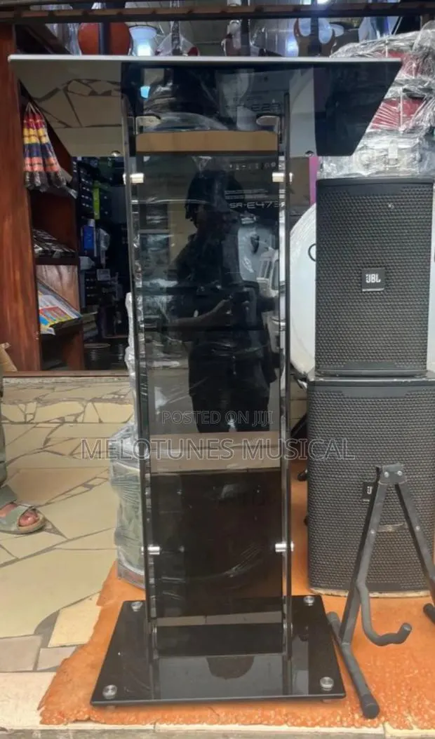 A Beautiful Black Glass Pulpit · Photo 1