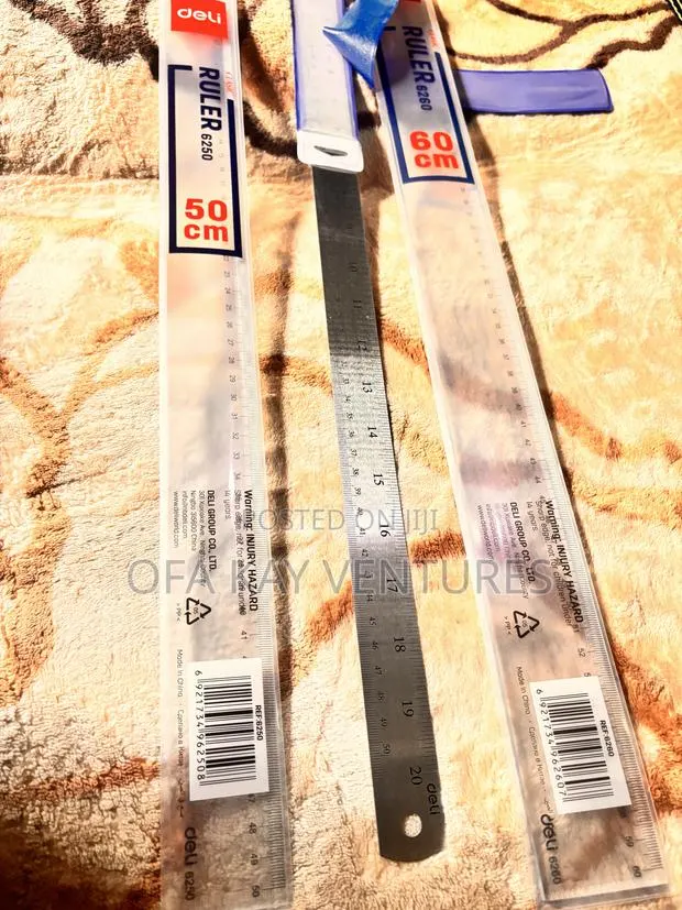 20inch/50cm Anti Rust Steel Ruler · Photo 1