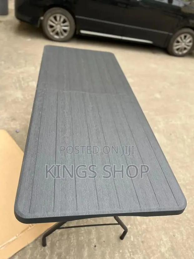 8 Seater Folding Table Black · Photo 1