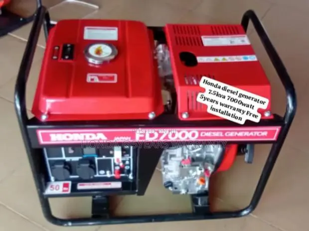 Energy Solution Flow Honda 7.5kva 7000watt Diesel Generator · Photo 1
