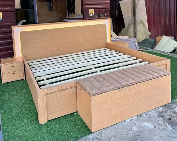 Laminated Queen Size Bed Frame · Photo 1