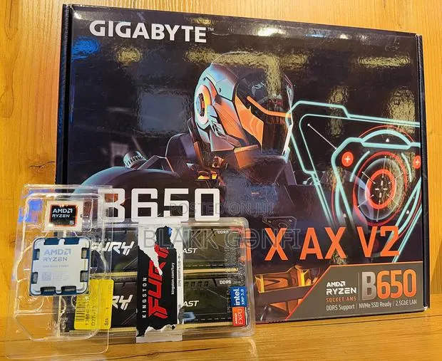 Ryzen 9600x Cpu /Gigabyte B650 Wifi Board/Fury Beast 16gb Ddr5 Ram · Photo 1