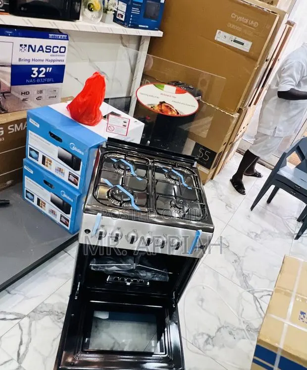 Super Classic Volcano 4 Gas Burner With Oven Grill(Gray) New Line · Photo 1