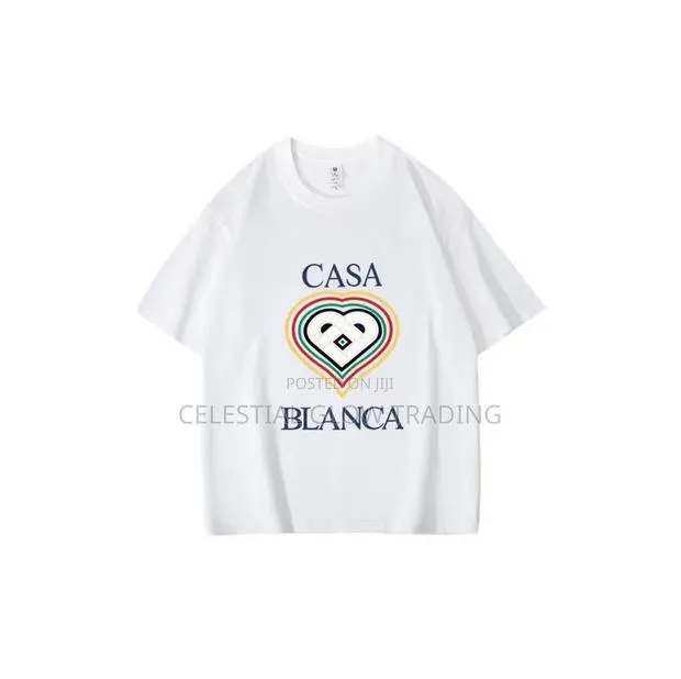 White Casa Blanca Graphic T-Shirt for Men – Trendy Casual Tee · Photo 1