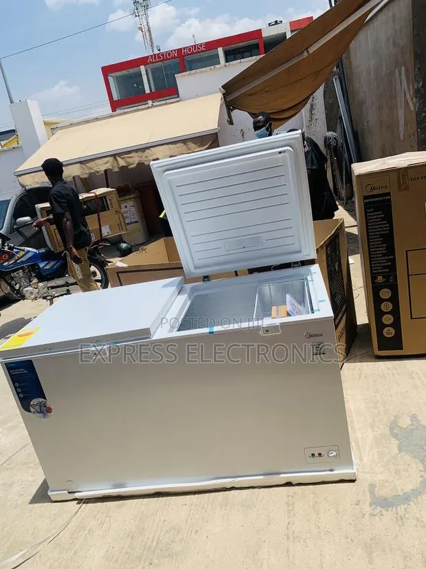 Available Now at Store Midea Chest Freezer Double Door 508l · Photo 1