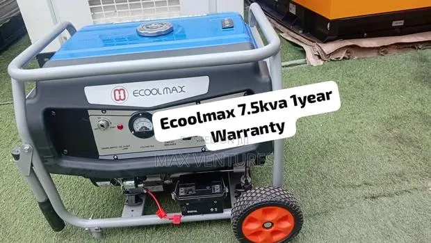 Ecoolmax 7.5kVA Petrol Generator – Powerful Backup Power 7.5kva · Photo 1