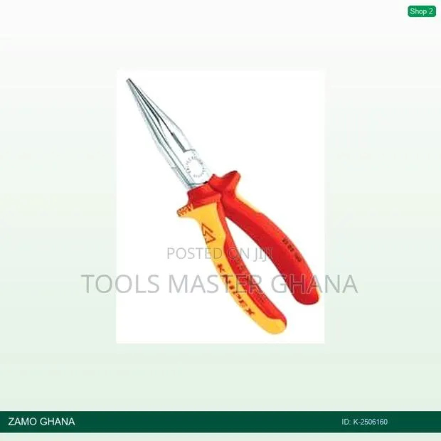 Snip Nose Side Cutting Plier 160mm 1000v Chrome (Radio Pli - K- · Photo 1