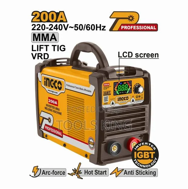 Inverter Mma/Tig Lift Welding Machine 200a at 60% - Ing-Mma200381 · Photo 1