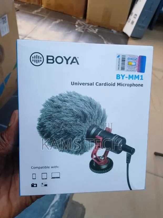 Boya by-Mm1 Universal Cardioid Microphone · Photo 1