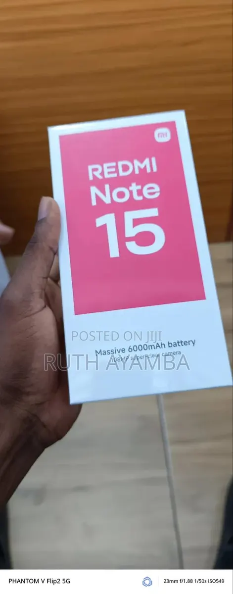 New Xiaomi Redmi Note 15 128 GB Black · Photo 1