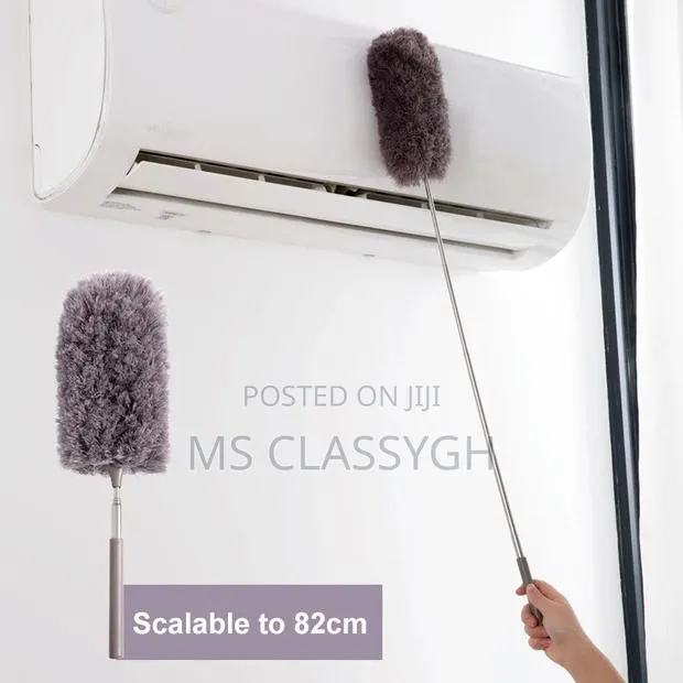 Adjustable Microfiber Dust Brush Extend Stretch Feather Home · Photo 1