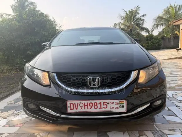 Honda Civic EX-L w/Navigation 4dr Sedan (1.8L 4cyl CVT) 2015 Black · Photo 1