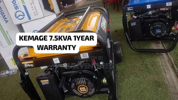 Powerful KEMAGE 7.5KVA Petrol Generator at Great Price 7.5kva · Photo 1