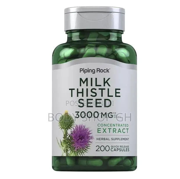 Piping Rock Milk Thistle Supplement | 200 Capsules | Liver Support · Photo 1