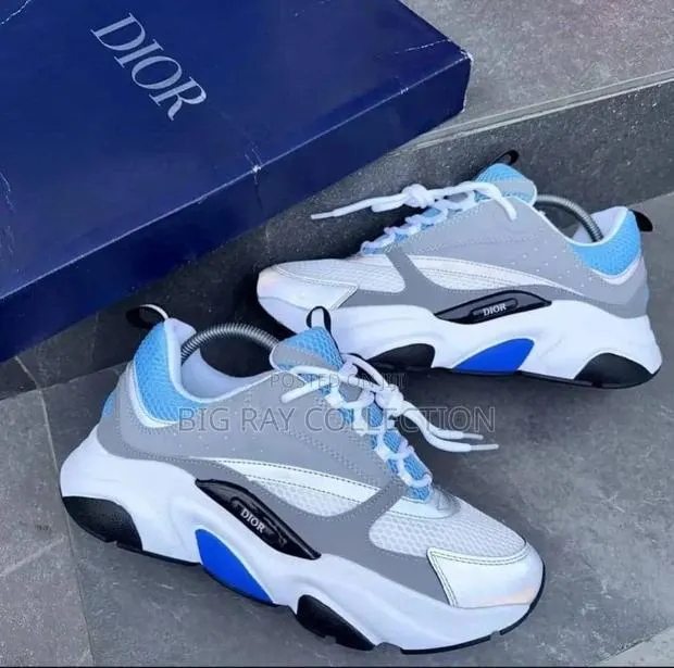 White, Grey, and Blue Dior B30. · Photo 1