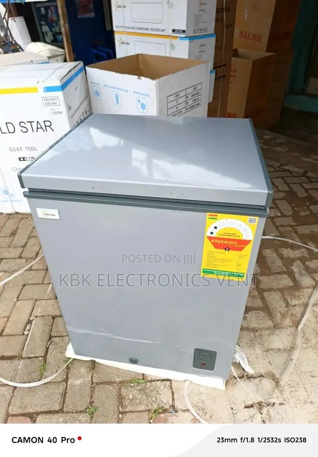 Goldstar 150liter Single Door Chest Freezer+ Glass Top · Photo 1