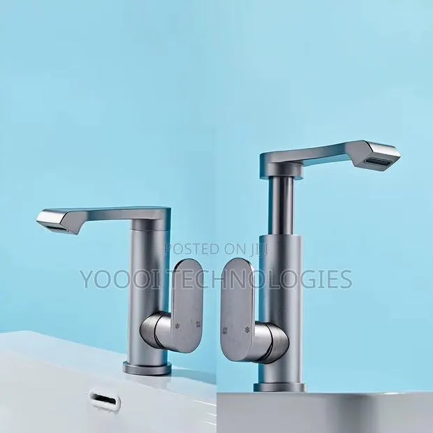 Modern Space Aluminum Cold and Hot Rotatable Adjustable Tap/Faucet