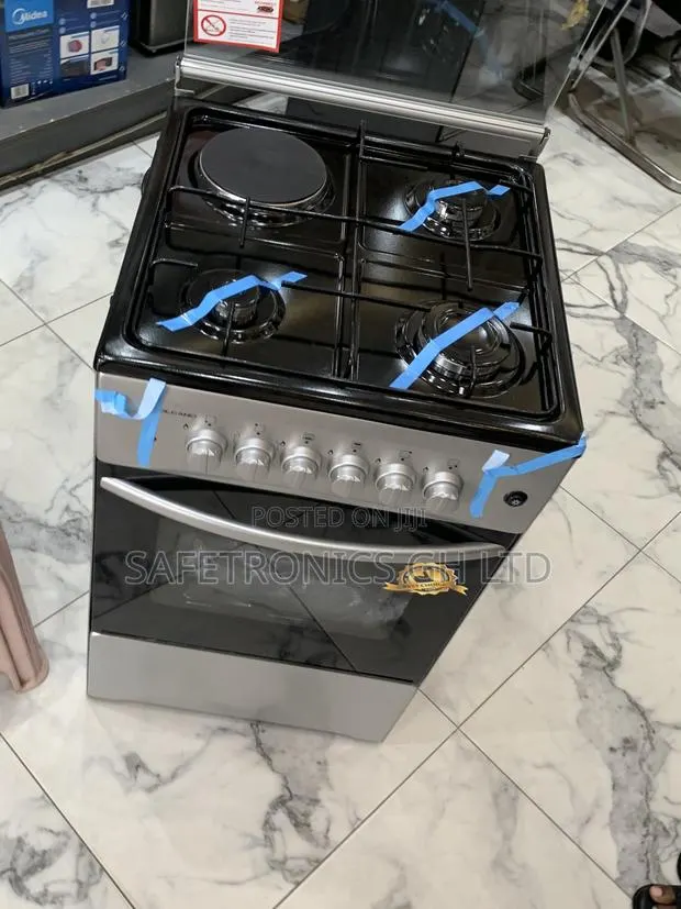 Brand New Volcano 3 Gas + 1 Electric Burner Cooker 50x50 Grey · Photo 1