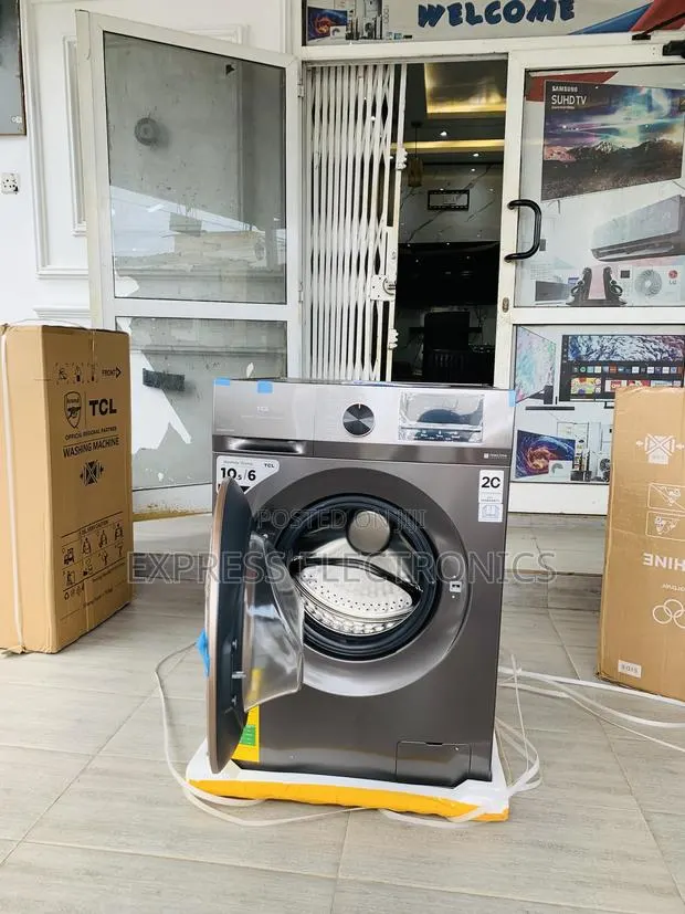 TCL 10.5kg/6kg DD Inverter Washer Dryer Combo| 1200 Rpm, Dark Grey · Photo 1