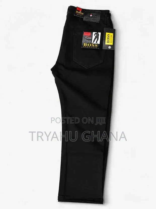 NEW STOCK ALERT – Original Designer Boss Men's Black Jeans · Photo 1