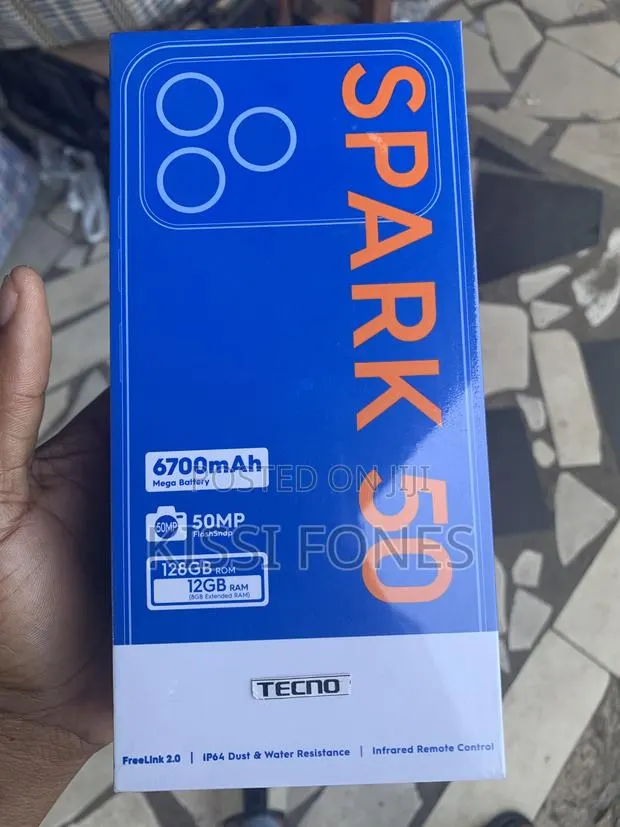 New Tecno Spark 50 5G 256 GB Gray · Photo 1