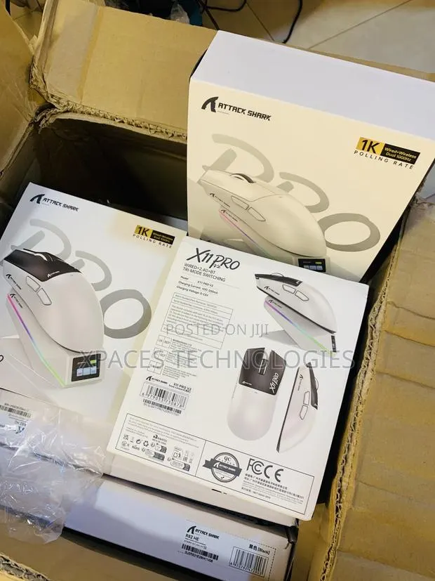 ATTACK SHARK X11 PRO V2 Wireless Gaming Mouse + Display Charging Dock · Photo 1