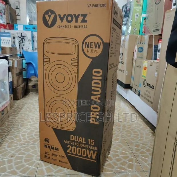 Durable and Portable 2000W Voyz Bluetooth Speakers · Photo 1