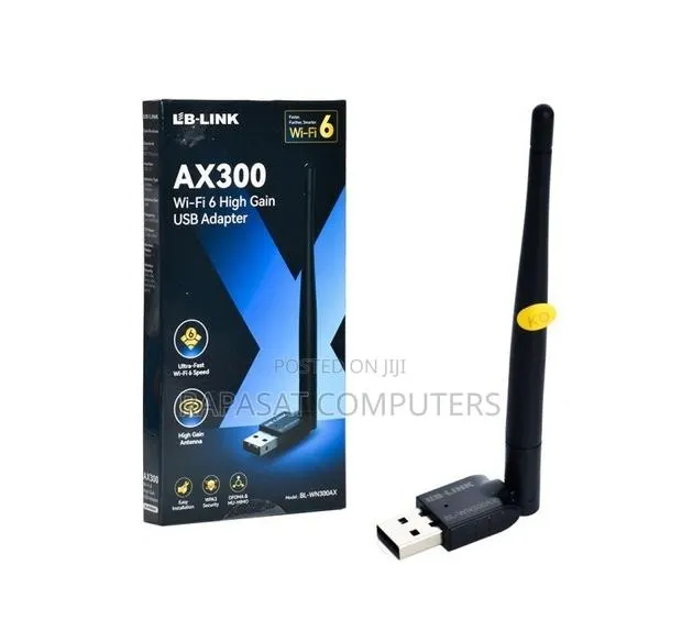 Lb- Link Ax300 Wifi 6 Usb Adapter Bl-Wn300ax · Photo 1