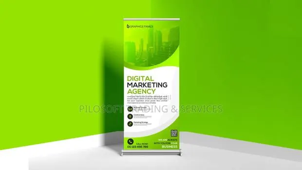 Roll Up (Pull Up) Banner With Printing · Photo 1