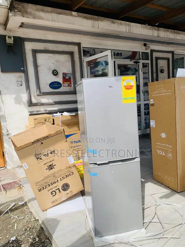 Brand New TCL 185tfs Double Door Fridge Grey. · Photo 1