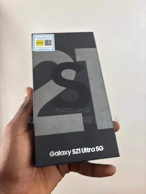 New Samsung Galaxy S21 Ultra 5G 128 GB Black · Photo 1