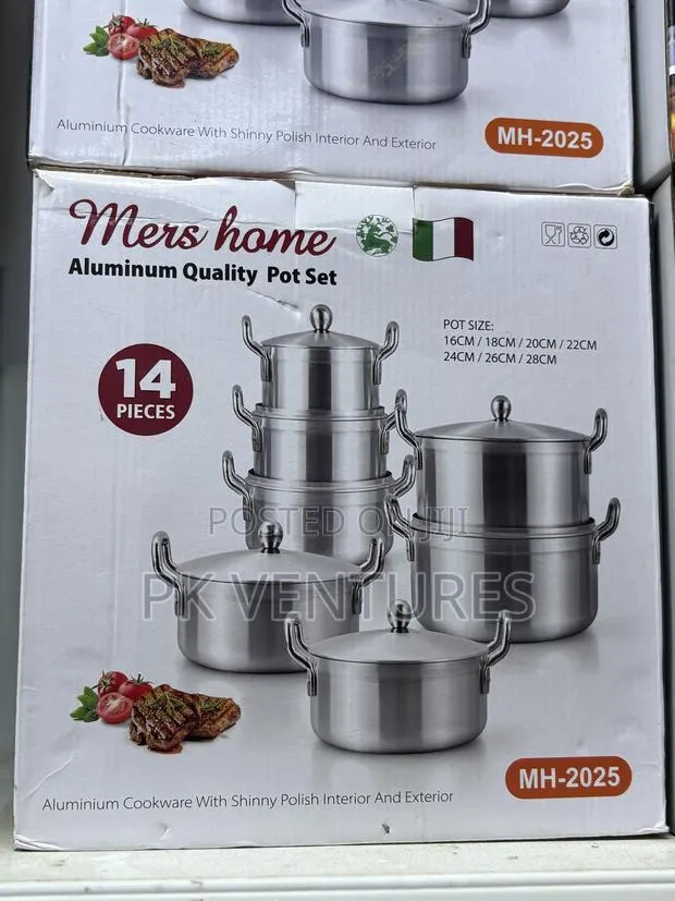 Mers Home Aluminum Quality Pot Set 14 Pieces · Photo 1