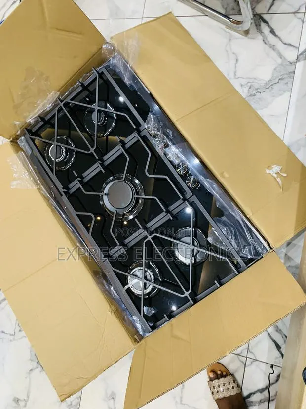 Ultra Modern Black Kenwood Gas Cooker Built in 90cm 5burner · Photo 1