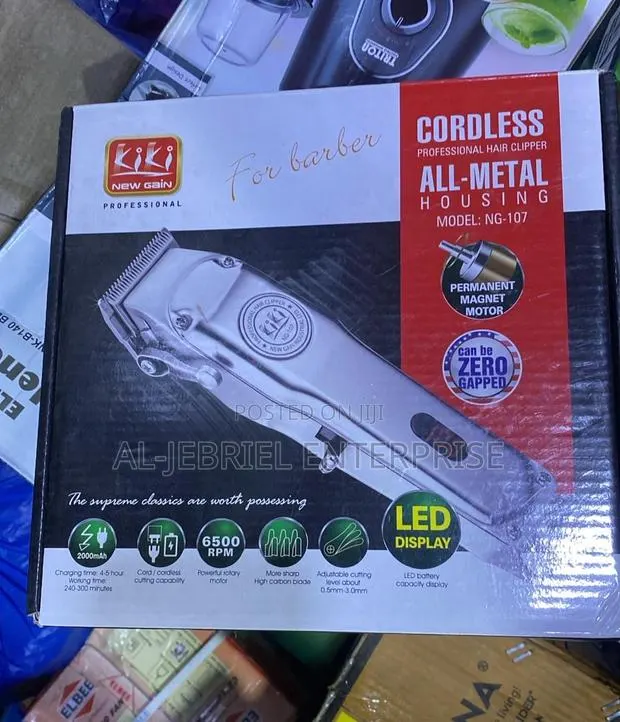Cordless Professional Hair Clipper -Kiki · Photo 1