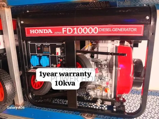 Exclusive Vortex Loop Honda Diesel Generator 10kv 13000watts · Photo 1