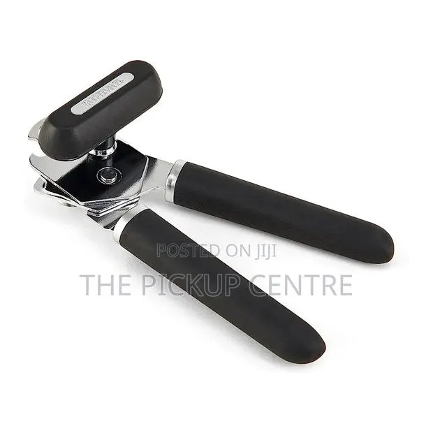 Farberware Soft Knob Can Opener and Bottle Opener, Black · Photo 1