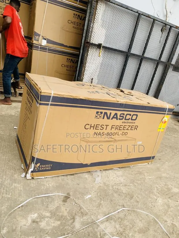 Super Best Nasco 545 LTRS Double Door Chest Freezer Gold NAS-800FL-DD · Photo 1