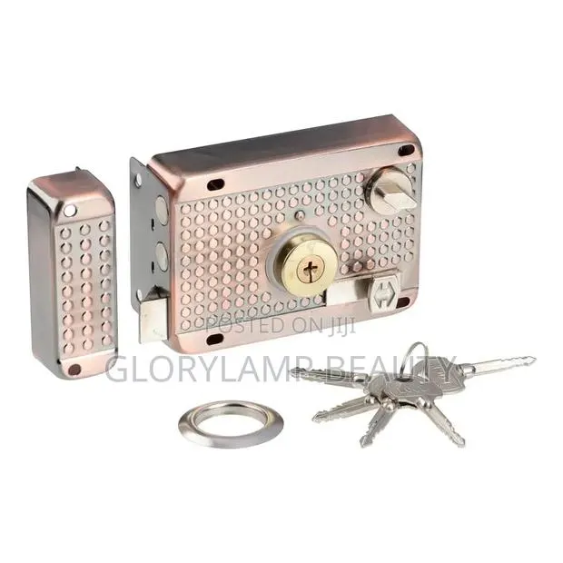 Heavy Duty Mounted Door Lock With Keys – Durable Metal Security Lock · Photo 1