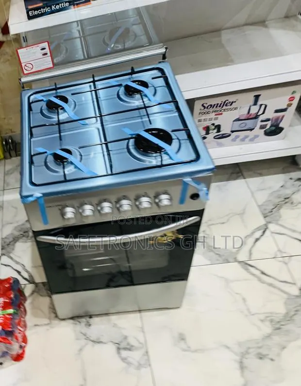 Authentic Sleek Volcano Gas Oven 4 Burner Manual Ignition – 50x50cm · Photo 1