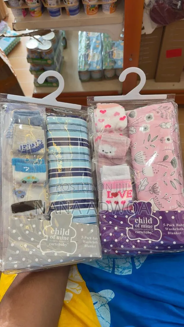 Child of Mine 5 Pack Baby Washcloth · Photo 1